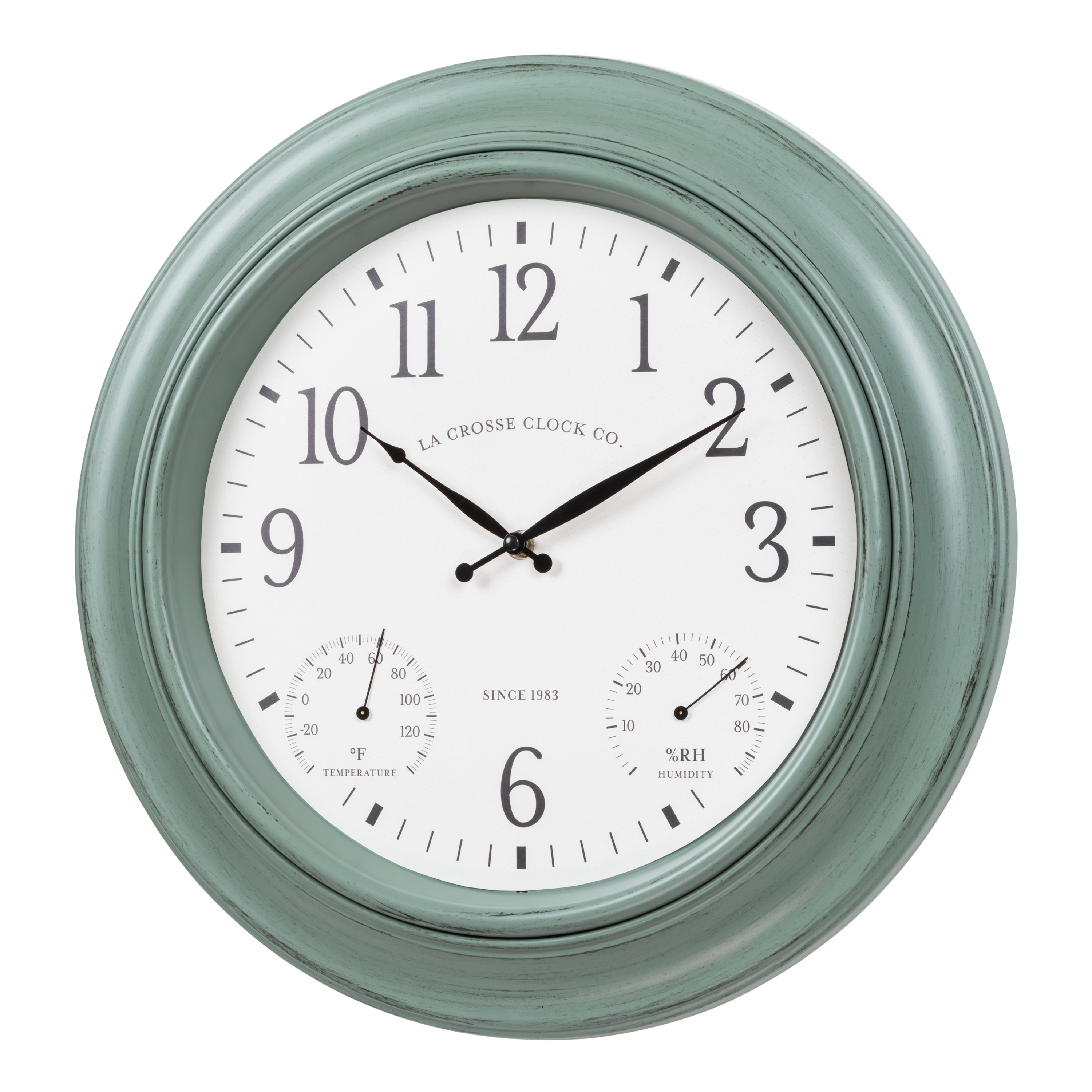 August Grove Aizhan 18" Outdoor Quartz Wall Clock Wayfair